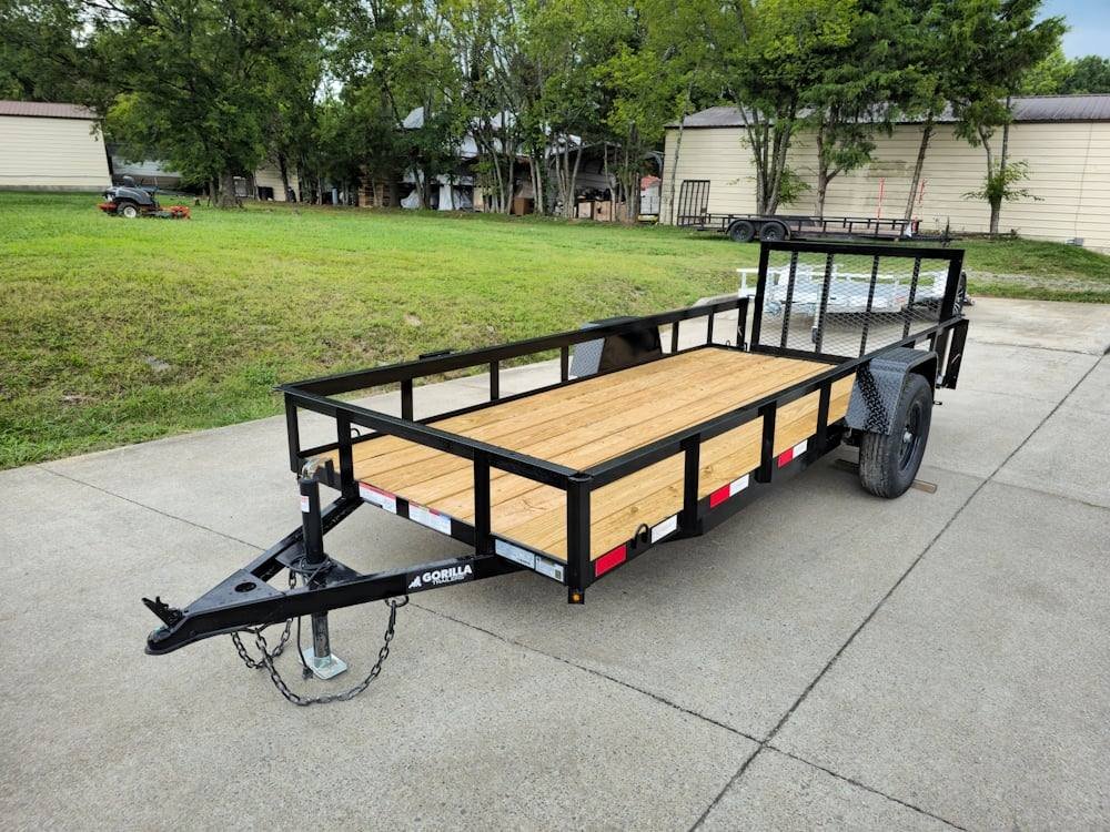5x14 Dovetail Utility Trailer 3,500lb Axle image 2