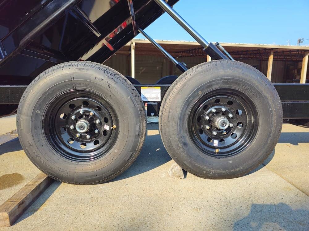 Dump Trailer 7' X 14' Hydraulic 2ft Sides 7,000lb Axles image 22