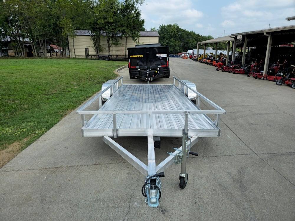 6.4' x 16' All Aluminum Utility Trailer Dual Axle Straight Deck image 10