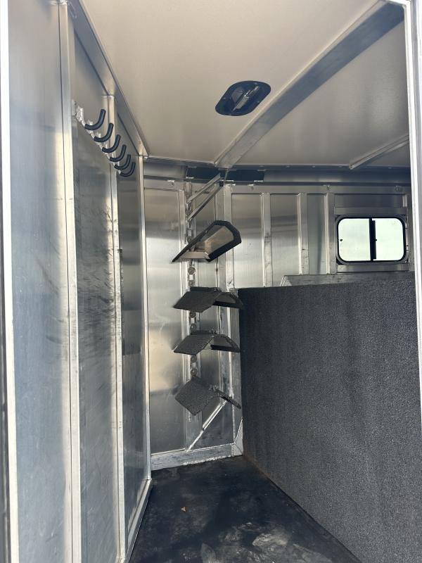 2012 Hart Trailers Short-Go Single Axle Stock / Stock Combo Trailer image 7