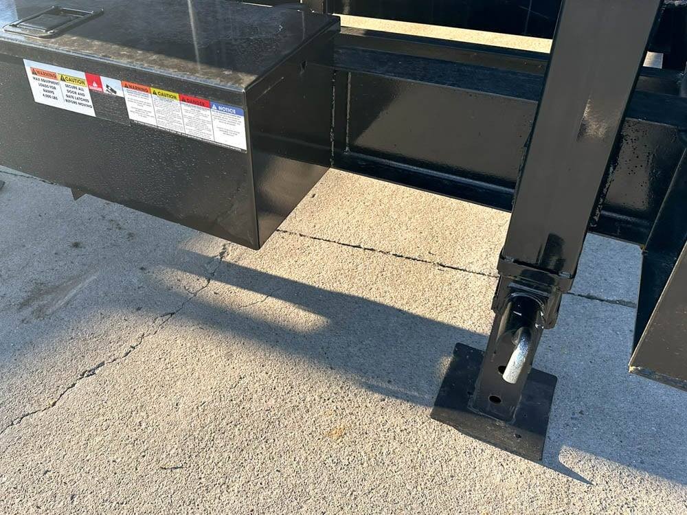 7x14 Gorilla Telescopic Gooseneck IBeam Dump Trailer 3ft Sides (2) 7K Axles image 10