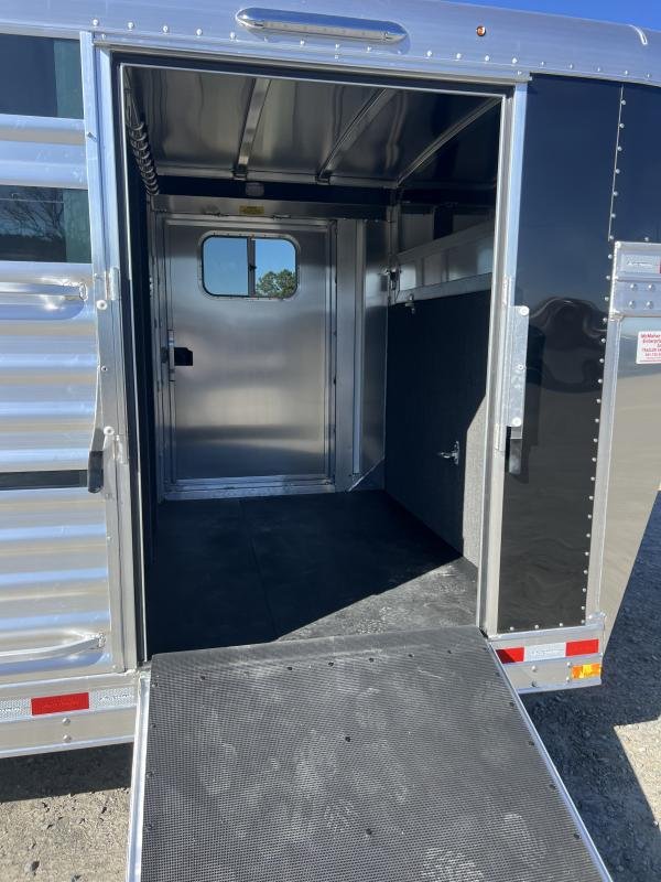 2025 Elite Trailers 8’x28′ Show Cattle Stock Combo Trailer image 1