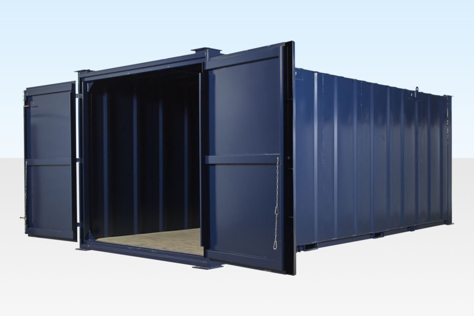 24Ft x 9Ft Steel Store (Suitable for stacking) image 0