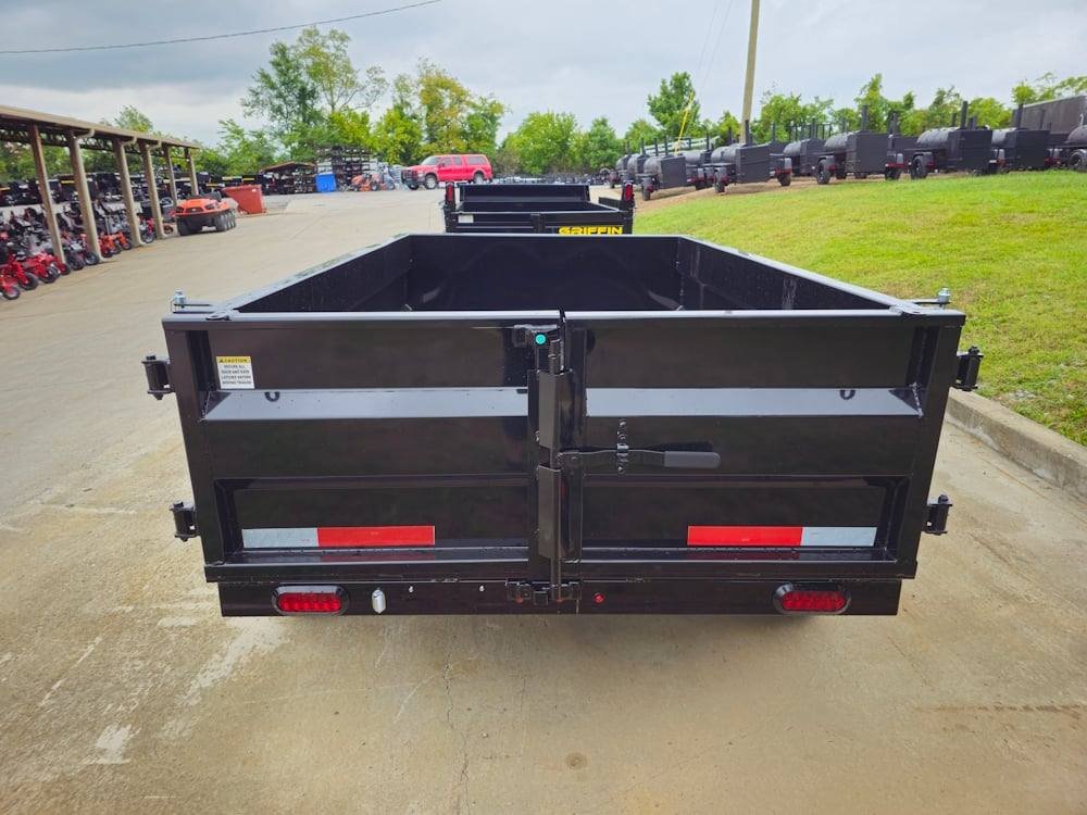 5x8 Hydraulic Dump Trailer 24" Sides 5,200lb Axle with Brake image 5