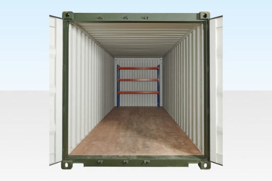 Adjustable, Heavy Duty Three Tier Racking For Rear Of Container image 0