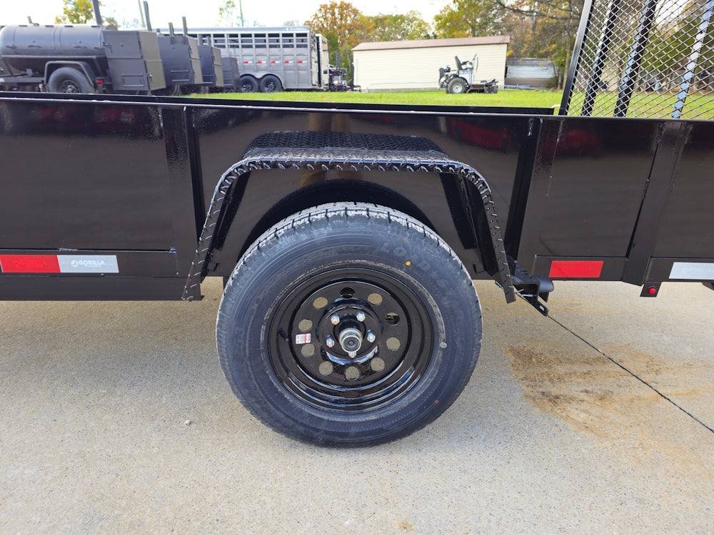 5' X 10' Utility Trailer Straight Deck 18" Sides Tall Gate image 4