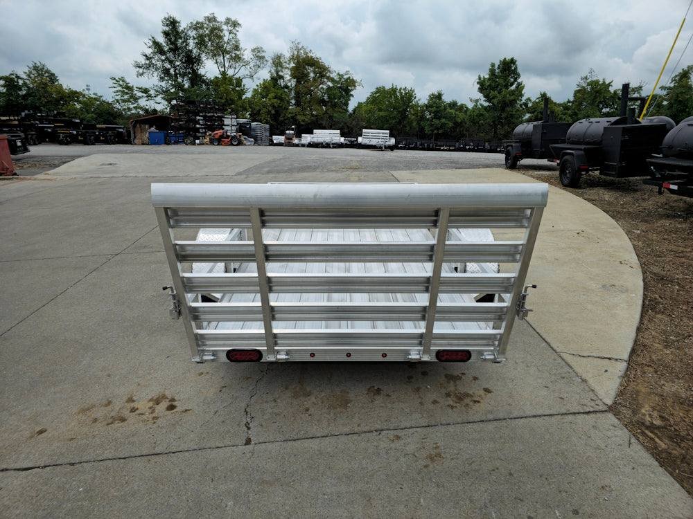 5' x 10' Aluminum Utility Trailer W Gate and Mag Wheels 3500lb Axle image 7