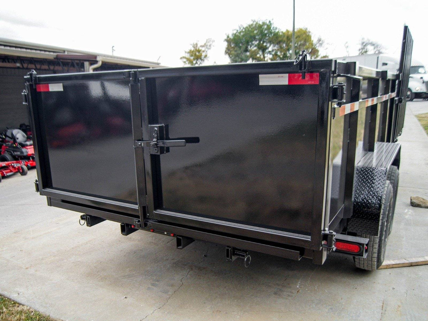 7x20 Hybrid Dump Utility Trailer with 3ft Sides Equipment (2) 7K Axles image 16