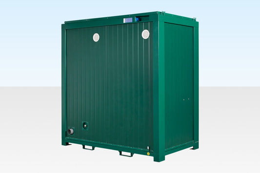1+1 Double Mains Toilet 8Ft x 5Ft (Green) image 0