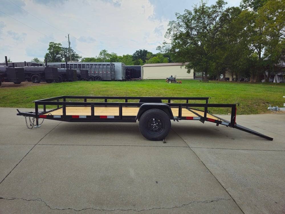 5x14 Dovetail Utility Trailer 3,500lb Axle image 18