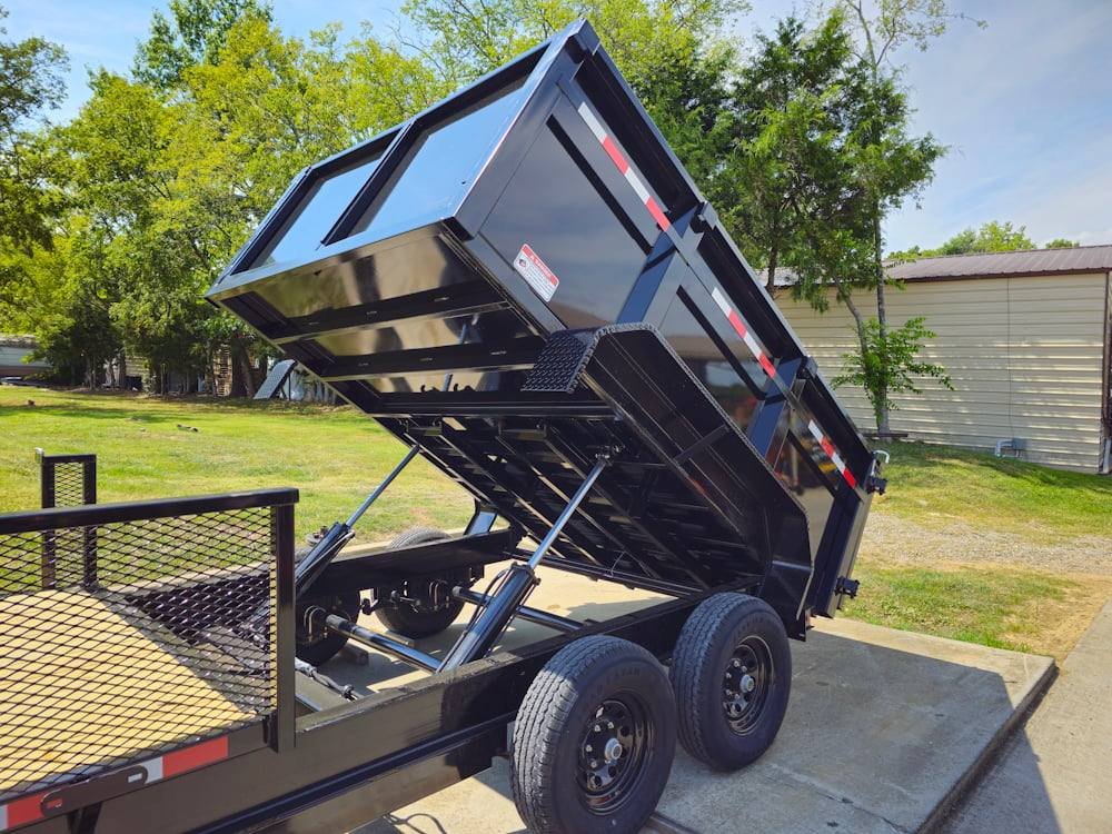 7x16 IBeam Hybrid Hydraulic Dump Trailer with 3ft Sides (2) 6K Axles image 17