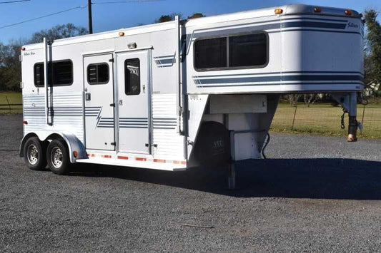 Used 1998 Silver Star 2HGN 2 Horse Trailer with 6′ Short Wall image 0