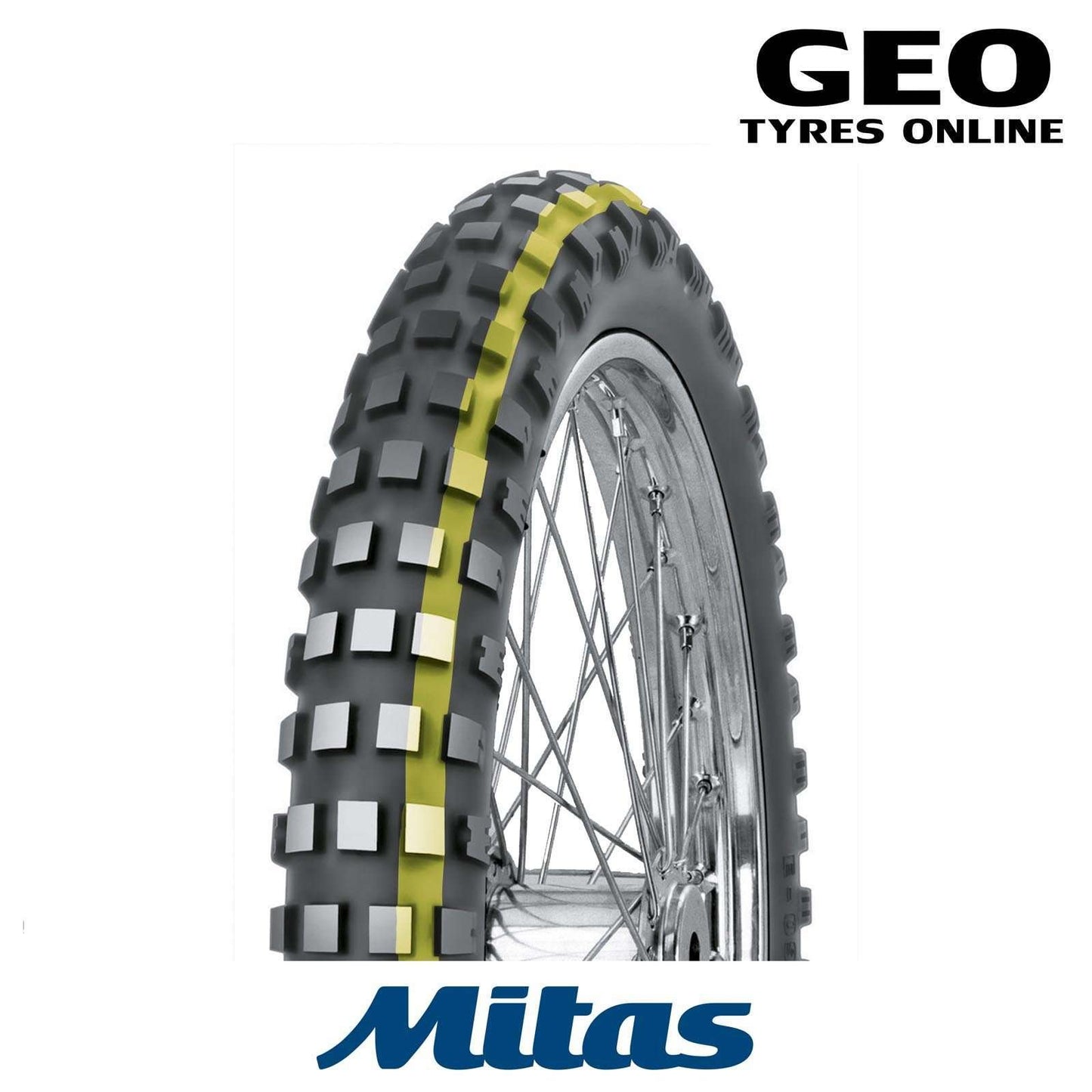 110/80-19 E09D DAKAR Mitas Adventure Front Tyre image 0
