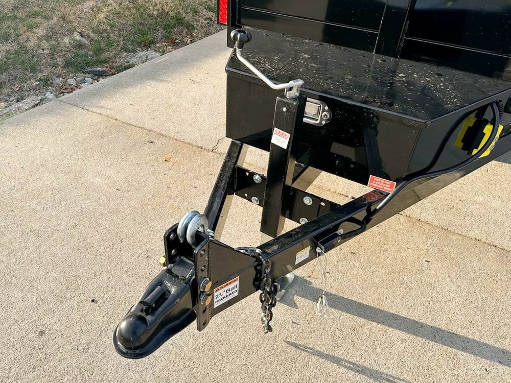 6x12 Hydraulic Dump Trailer with 4ft Sides (2) 5,200lb Axles image 15