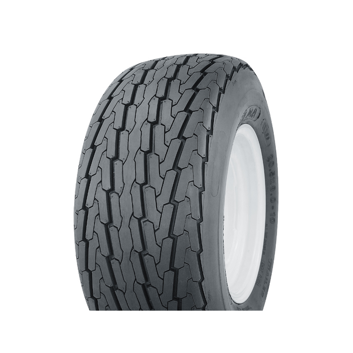 20.5x8.00-10 P815 (12 PLY) Bushmate Hi-Speed Highway Rib Tyre image 0