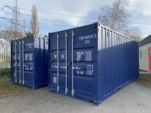 Single Trip 20Ft Shipping Container Storage Container Secure Store Site Cabin image 0