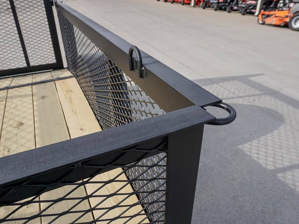 5x8 Powder Coated Dovetail Utility Trailer with 2ft Mesh Sides 3,500lb Axle image 8