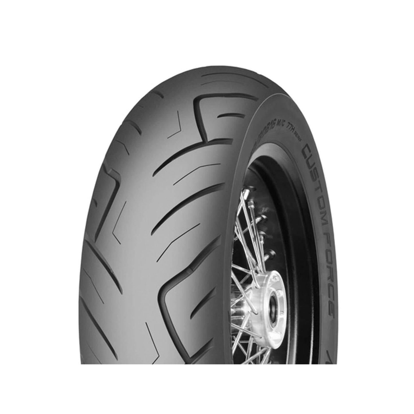 170/80B15 77H Custom Force Mitas Rear Cruiser Tyre image 0