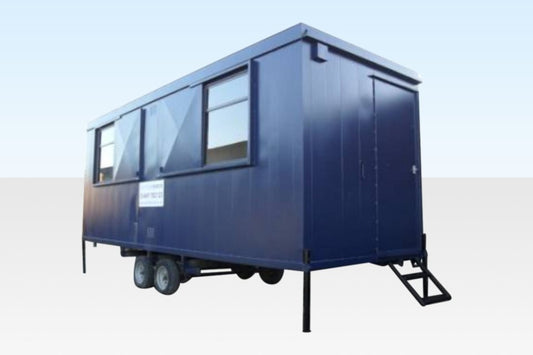 20ft x 7ft 6in Steel Mobile Anti-Vandal Office image 0