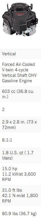 Kawasaki 14.5 HP Engine Vertical 30.9 Max Torque FS541V-AS30-S image 2