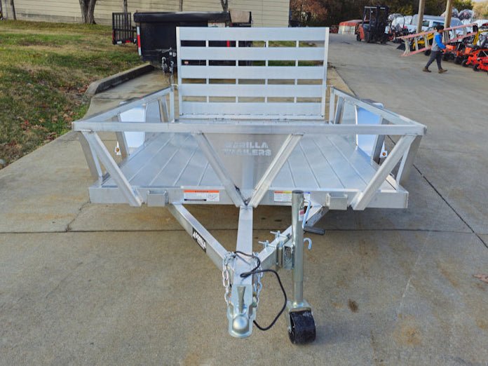 6.4' X 10' Gorilla Aluminum Utility Trailer 3,500lb Axle image 1