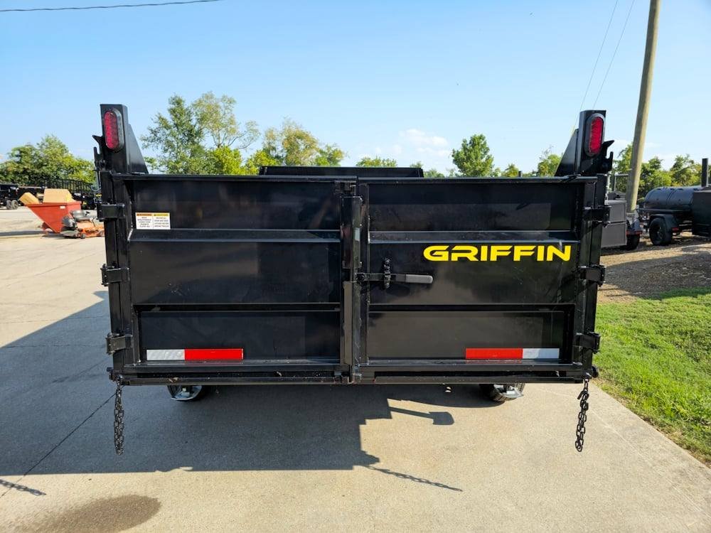 7x14 Telescopic Dump Trailer with 3ft Sides (2) 7K Axles image 5