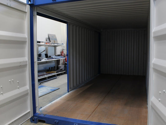 20ft Hi Cube Container (9′ 6″ high) suitable for IBC storage Sliding Door image 0