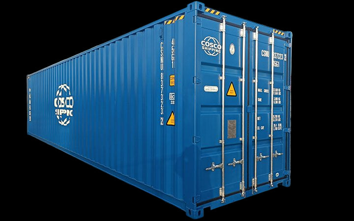 Customized shipping containers converted for office, living space, or specialized storage with insulation and HVAC options