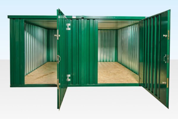 3M X 4.2M Side Linked Flat Pack Container Bundle (Powder Coated) image 1