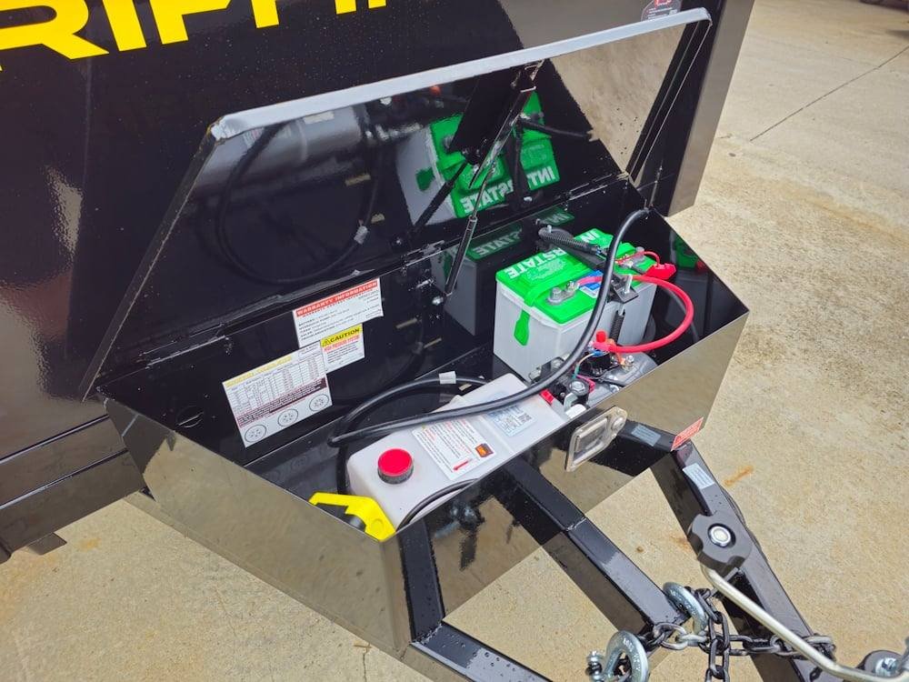 5x8 Hydraulic Dump Trailer 24" Sides 5,200lb Axle with Brake image 9