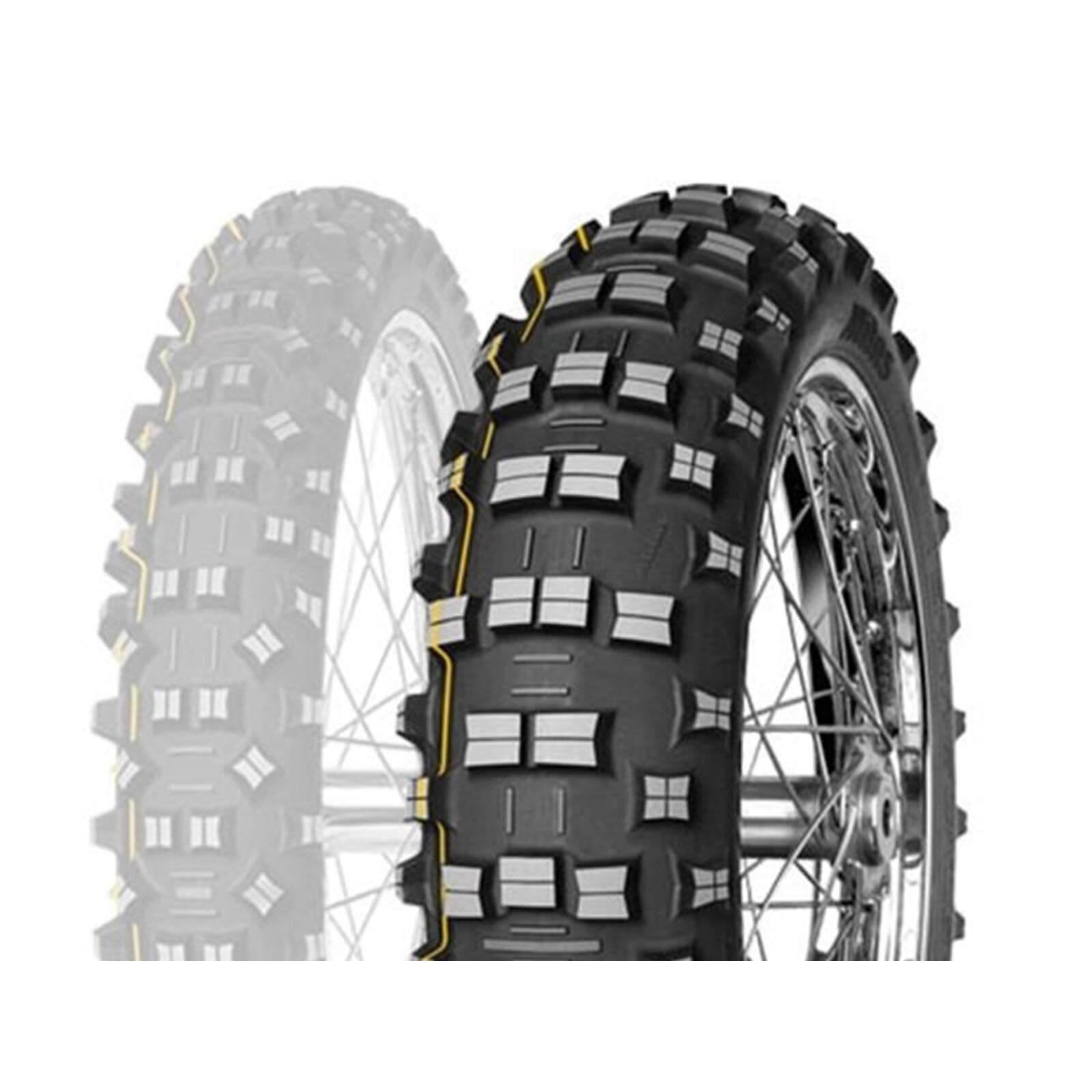 140/80-18 70R Terra Force EF Super Yellow Stripe Mitas Rear Tyre image 0
