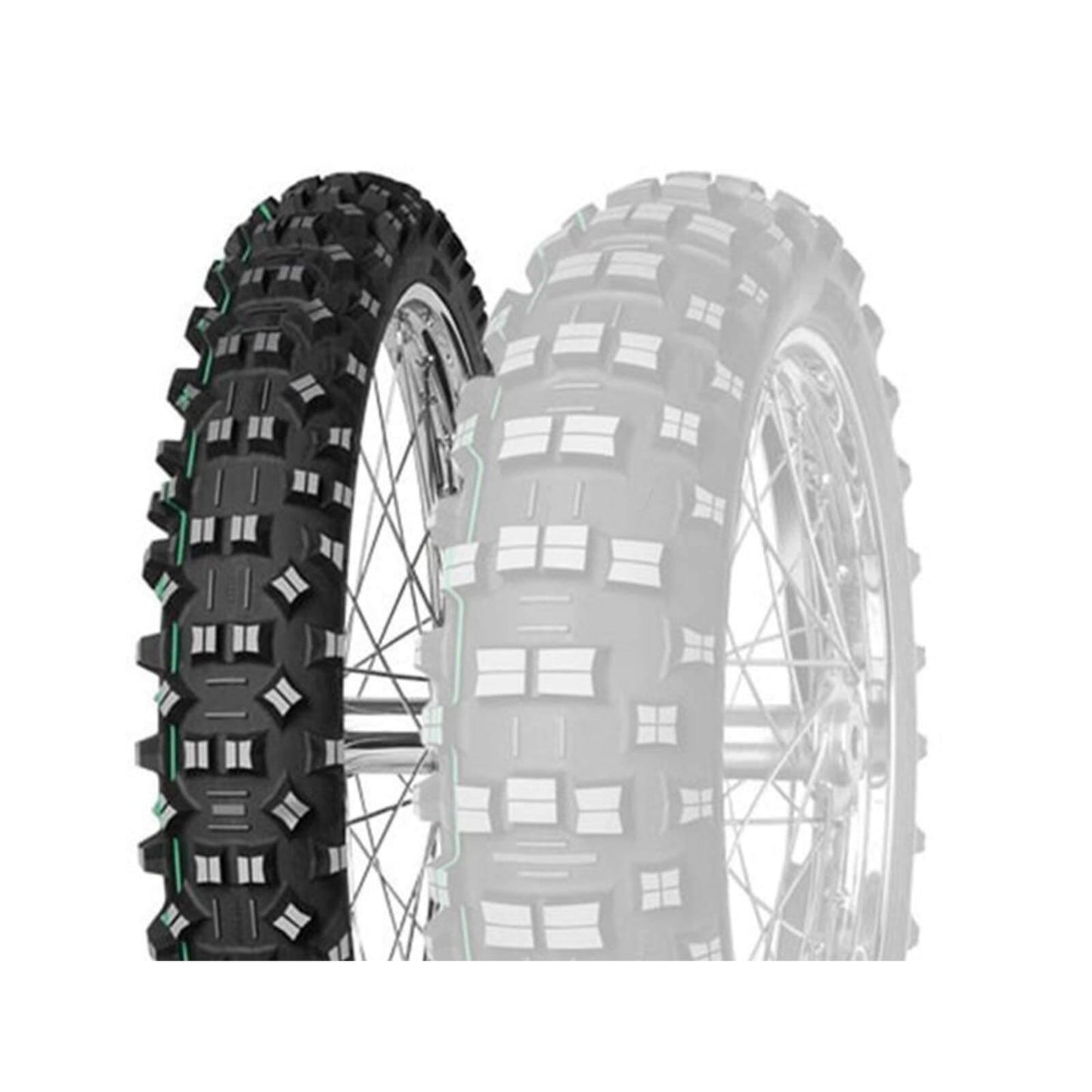 90/90-21 54R Terra Force EF Super Light Green Stripe Mitas Front Tyre image 0
