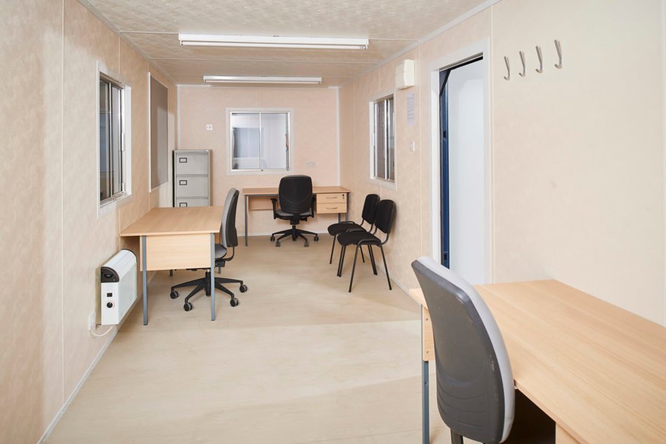 24Ft x 9Ft Steel Anti-Vandal Office Cabin image 2