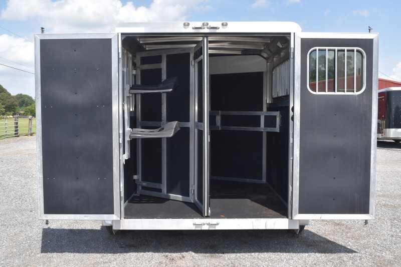 2014 Shadow 7208GLQ 2 Horse Trailer with 8′ Short Wall image 22