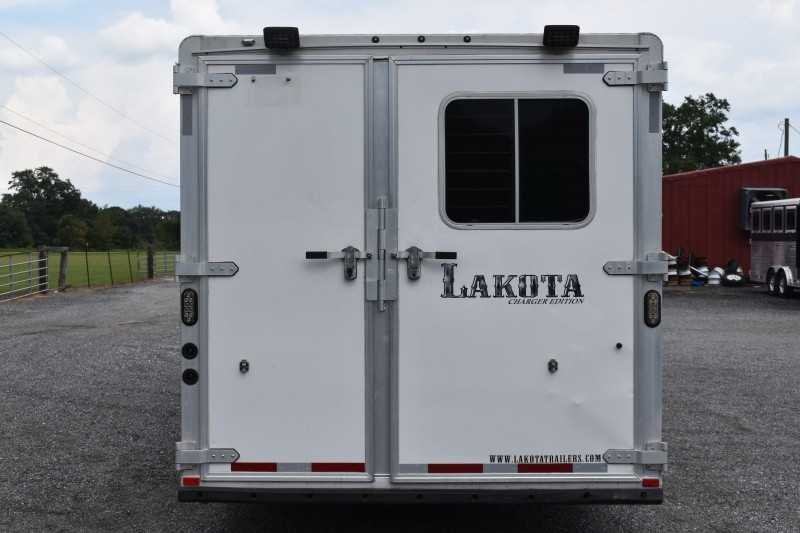 2013 Lakota Charger 8411LQ 4 Horse Trailer with 13′ Short Wall image 24