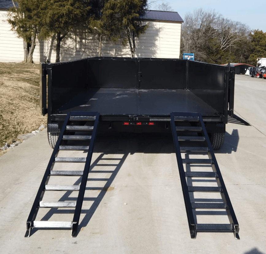 7x20 Hybrid Utility Dump Trailer 2ft Sides with Box (2) 7K Axles image 27