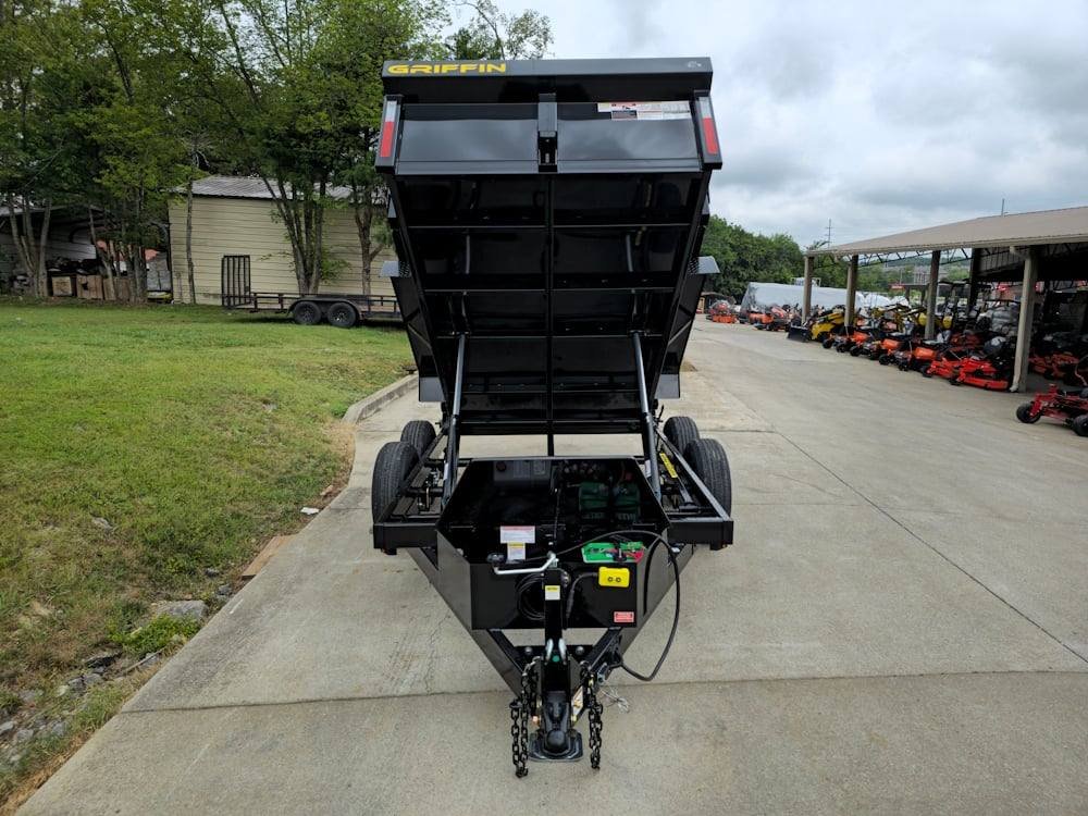 6' X 10' Hydraulic Dump Trailer With Loading Ramps GVWR 9990 image 19