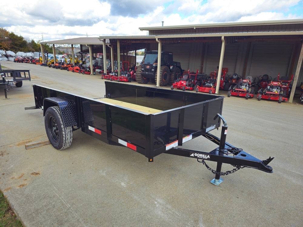 5' X 10' Utility Trailer Straight Deck 18" Sides Tall Gate image 19