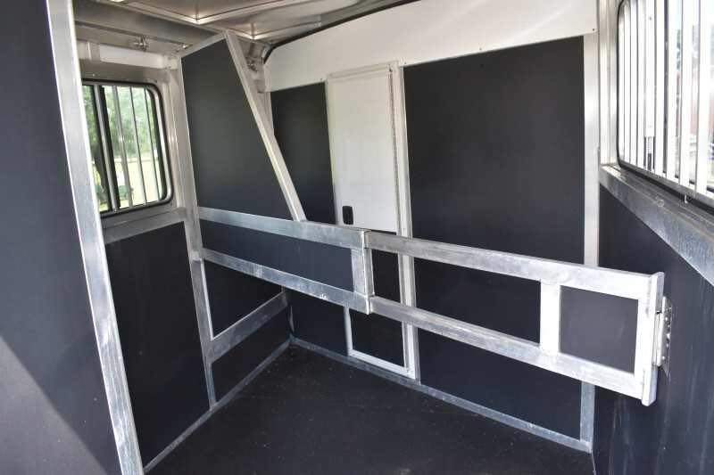 2014 Shadow 7208GLQ 2 Horse Trailer with 8′ Short Wall image 24