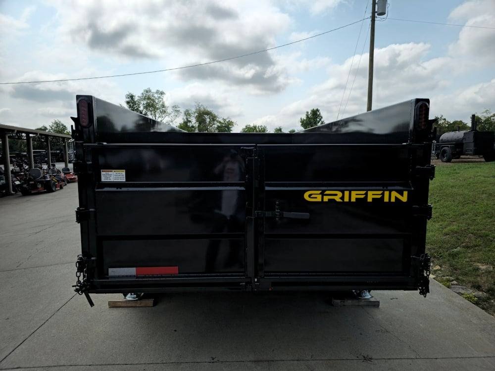 7x14 Telescopic Dump Trailer with 4ft Sides (2) 7K Axles image 8