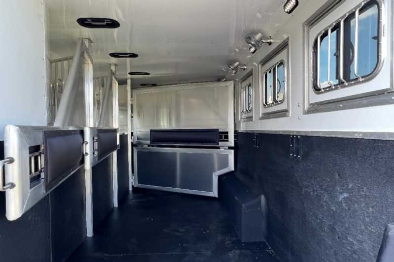 2024 Lakota Charger 8411RKGLQ 4 Horse Trailer with 11′ Short Wall image 25