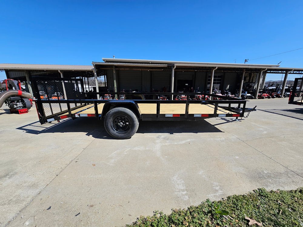 6'4" x 14 Utility Trailer Dovetail With Gate Powder Coated 3,500lb Axle image 13