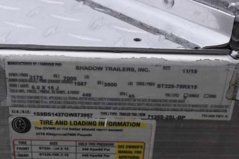 2016 Shadow 2HBP 2 Horse Trailer image 13