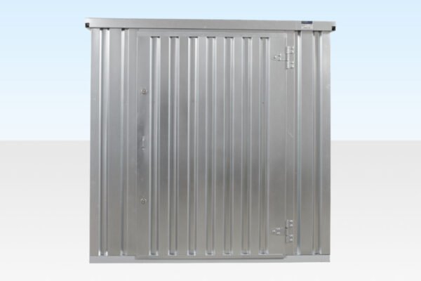 3M X 2.1M Flat Pack Storage Container – Galvanised image 1
