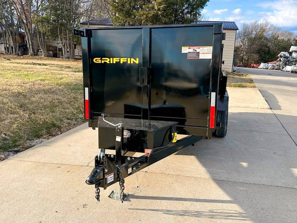 6x12 Hydraulic Dump Trailer with 4ft Sides (2) 5,200lb Axles image 4