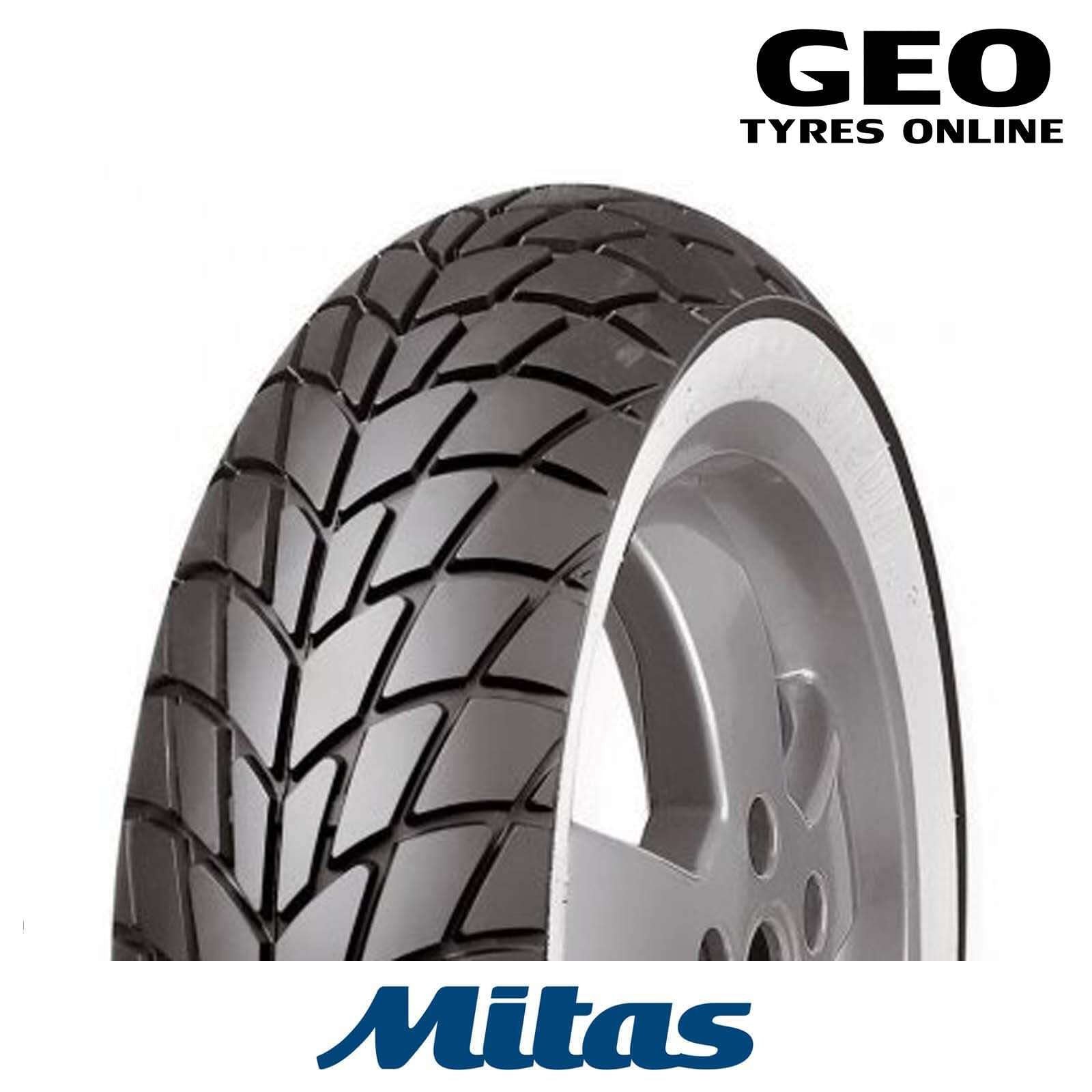 130/70-12 MC20 White Wall Mitas Scooter Tyre image 0