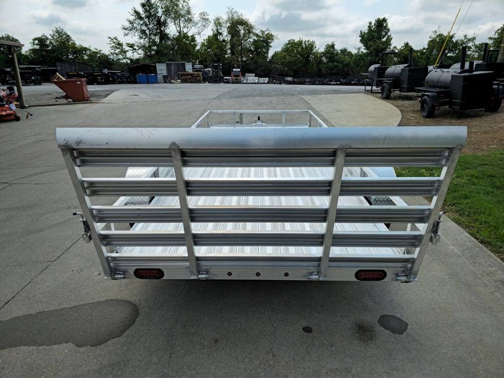 6.4' x 16' All Aluminum Utility Trailer Dual Axle Straight Deck image 6