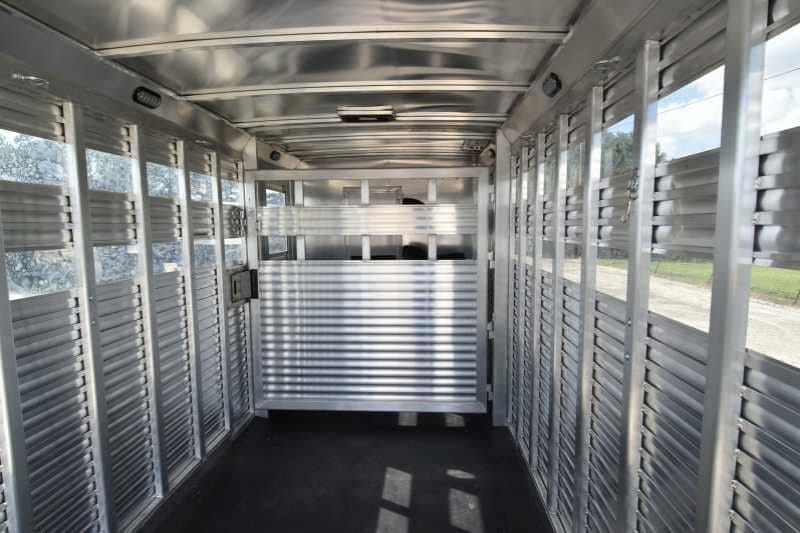 2018 Lakota Charger LQ Stock Trailer with 9′ Short Wall image 28