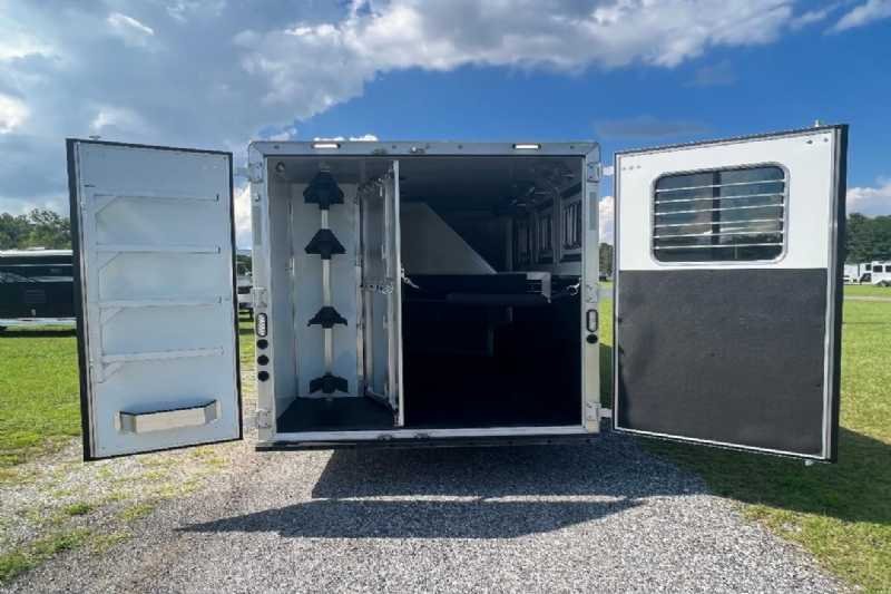 2024 Lakota Charger 8411RKGLQ 4 Horse Trailer with 11′ Short Wall image 29
