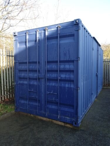 20Ft Shipping Container 20Ft x 8 5Ft With Additional Side 8Ft Panel Side Doors image 0